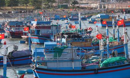 Thay 'áo mới' cho tàu cá đón Tết, gửi trọn kỳ vọng mùa biển mới