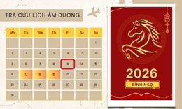 Lịch âm 13/2 - Âm lịch hôm nay 13/2 - Lịch vạn niên ngày 13/2/2026