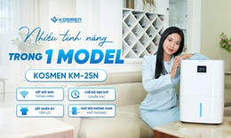Diễn viên Đàm Hằng tin chọn máy hút ẩm kiêm lọc không khí Kosmen