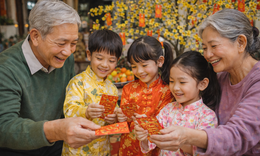 Cùng con ươm mầm trách nhiệm và sẻ chia từ những phong bao lì xì may mắn