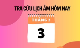Lịch âm 3/2 - Âm lịch hôm nay 3/2 - Lịch vạn niên ngày 3/2/2026