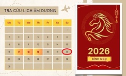 Lịch âm 22/2 - Âm lịch hôm nay 22/2 - Lịch vạn niên ngày 22/2/2026