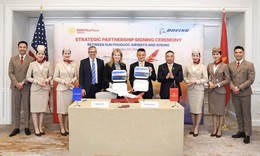 Cú bắt tay trị giá 22,5 tỷ USD với Boeing của Sun PhuQuoc Airways sẽ dành cho dàn tàu bay thân rộng Dreamliner hiện đại