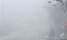 Miền Bắc sương mù kèm mưa rải rác mùng 6 Tết