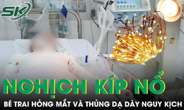 Nghịch kíp nổ tự chế, bé trai hỏng mắt và thủng dạ dày nguy kịch