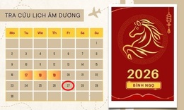 Lịch âm 27/2 - Âm lịch hôm nay 27/2 - Lịch vạn niên ngày 27/2/2026