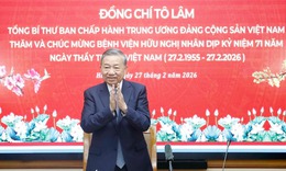 Tổng Bí thư: "Ngành y tế là nơi hội tụ của trí tuệ và lòng nhân ái..."