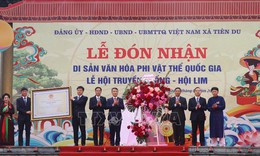 Bắc Ninh đón nhận danh hiệu Di sản văn hóa phi vật thể quốc gia Lễ hội Lim