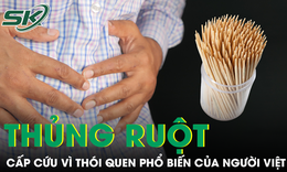 Người đàn ông bị thủng ruột vì một thói quen phổ biến của người Việt