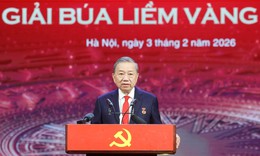 Phát biểu của Tổng Bí thư Tô Lâm tại Lễ tuyên dương Bí thư chi bộ xuất sắc và trao Giải Búa liềm Vàng