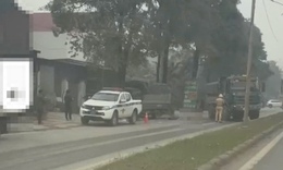 Va chạm xe ben trên Quốc lộ 1B, một cán bộ CSGT tử vong