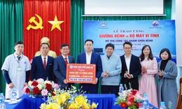 Khánh thành tòa nhà mới, Trung tâm Y tế Tương Dương nhận hỗ trợ trang thiết bị trị giá 100 triệu đồng