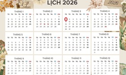 Lịch âm 2/3 - Âm lịch hôm nay 2/3 - Lịch vạn niên ngày 2/3/2026