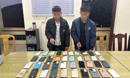 Sau 24 giờ truy xét, bắt 2 đối tượng trộm 39 chiếc iPhone