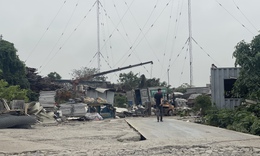 Hiện trạng khu đất 4,3 ha vi phạm ở phường Đại Mỗ, Hà Nội