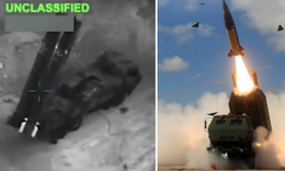 Tên lửa ATACMS Mỹ 'thổi bay' loạt tên lửa Iran