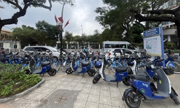 Xe đạp điện công cộng ở Hà Nội chưa thu hút được người dân sử dụng