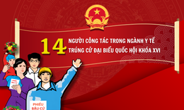 [Infographic] 14 người công tác trong ngành Y tế trúng cử ĐBQH khóa XVI