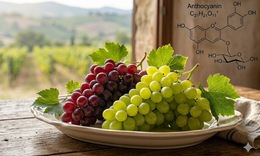 Nho đỏ hay nho xanh: Loại nào giàu chất chống oxy hóa và thực sự tốt hơn?