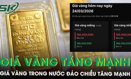 Giá vàng trong nước đảo chiều tăng mạnh, người mua đầu tháng vẫn lỗ 26 triệu/lượng