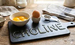 Ăn trứng lòng đỏ hay lòng trắng để nhận được choline?
