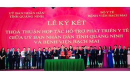 Quảng Ninh và Bệnh viện Bạch Mai ký kết hợp tác trong lĩnh vực y tế