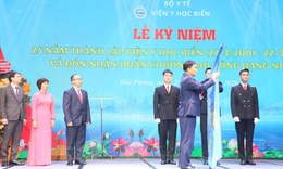 Viện Y học biển kỷ niệm 25 năm thành lập, đón nhận Huân chương Lao động hạng Nhất