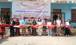 Roche Pharma VN khánh thành bếp học sinh xã vùng biên giới