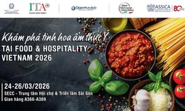 Hương vị Ý đặc sắc tại triển lãm Food &amp; Hospitality Vietnam 2026