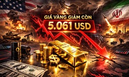 Giá vàng thế giới tiếp tục giảm