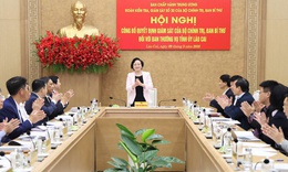 Công bố quyết định kiểm tra, giám sát của Bộ Chính trị đối với Ban Thường vụ Tỉnh ủy Lào Cai