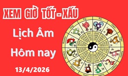 Âm lịch hôm nay 13/4 - Lịch âm 13/4 - Lịch vạn niên ngày 13/4/2026
