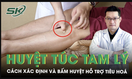 Hướng dẫn cách bấm huyệt túc tam lý hỗ trợ tiêu hóa
