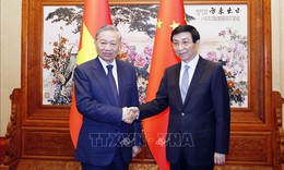 Tổng Bí thư, Chủ tịch nước Tô Lâm hội kiến Chủ tịch Chính hiệp toàn quốc Trung Quốc Vương Hộ Ninh