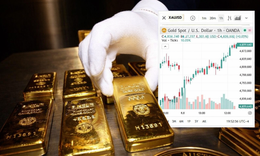 Giá vàng, bạc thế giới bật tăng mạnh sau tin Mỹ - Iran đàm phán lần 2