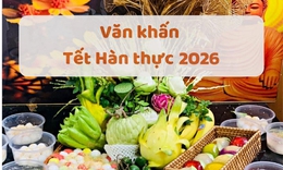 Văn khấn Tết Hàn thực 2026 mùng 3/3 chuẩn nhất theo cổ truyền