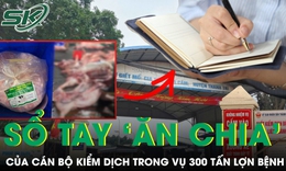 Cuốn sổ tay 'ăn chia' của cán bộ thú y lật tẩy đường dây ‘phù phép’ thịt bẩn thành thịt sạch