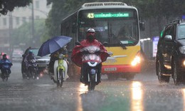 Cảnh báo mưa dông mạnh nhiều khu vực đêm nay