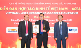 VNVC nhận giải hệ thống tiêm chủng vắc xin top 1 Đông Nam Á và hai danh hiệu danh giá của ASEAN