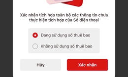 Cách xác nhận không sử dụng SIM lạ trên VNeID