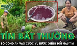 Bộ Công an vào cuộc vụ nước giếng đổi màu tím bất thường tại Thanh Hóa
