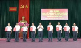 Lữ đoàn 955 thăng quân hàm cho 53 quân nhân, tri ân người có công dịp 30/4