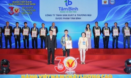 Dược phẩm Tâm Bình 8 năm liền đạt danh hiệu Hàng Việt Nam chất lượng cao