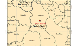 Động đất mạnh 3.7 độ ở Quảng Ngãi