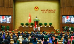 Đồng chí Trần Thanh Mẫn tuyên thệ và phát biểu nhậm chức Chủ tịch Quốc hội khóa XVI