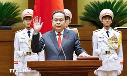 Thông qua Nghị quyết bầu đồng chí Trần Thanh Mẫn giữ chức Chủ tịch Quốc hội khóa XVI