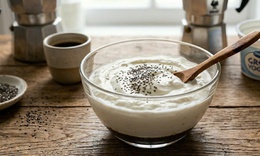 Công thức sữa chua Hy Lạp với cà phê có lợi nhất cho đường ruột