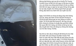 Nguyên nhân xe Toyota Corolla Cross 'tự' bung túi khí dù không va chạm