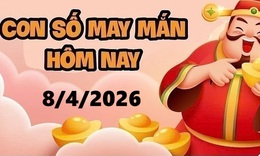 Con số may mắn hôm nay 8/4 - số cát lành - số tài lộc 12 con giáp ngày mới