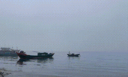 Đồng Hới chìm trong sương mù